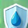 Shield and droplet icon for hygiene and safety.